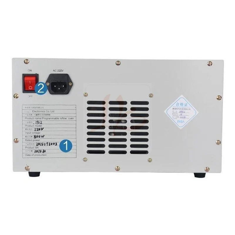 LY 962 цифровой дисплей с программируемой сварочный аппарат reflow 800 Вт 110 В 220 печи