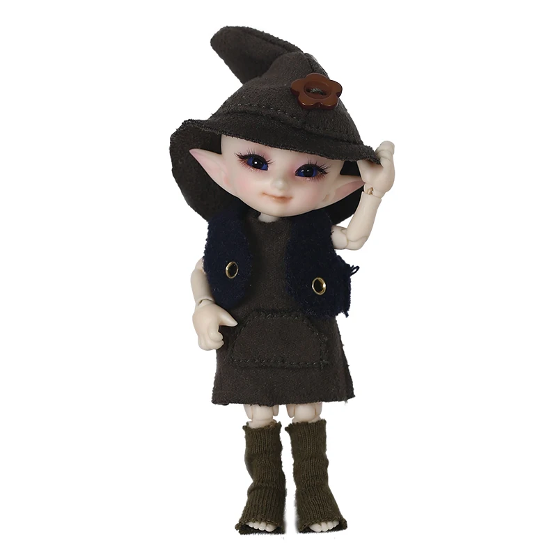 Новые поступления Realpuki Tyni Fairyland BJD кукла 1/13 розовая улыбка эльфы игрушки подарок шаровой шарнир глаз и