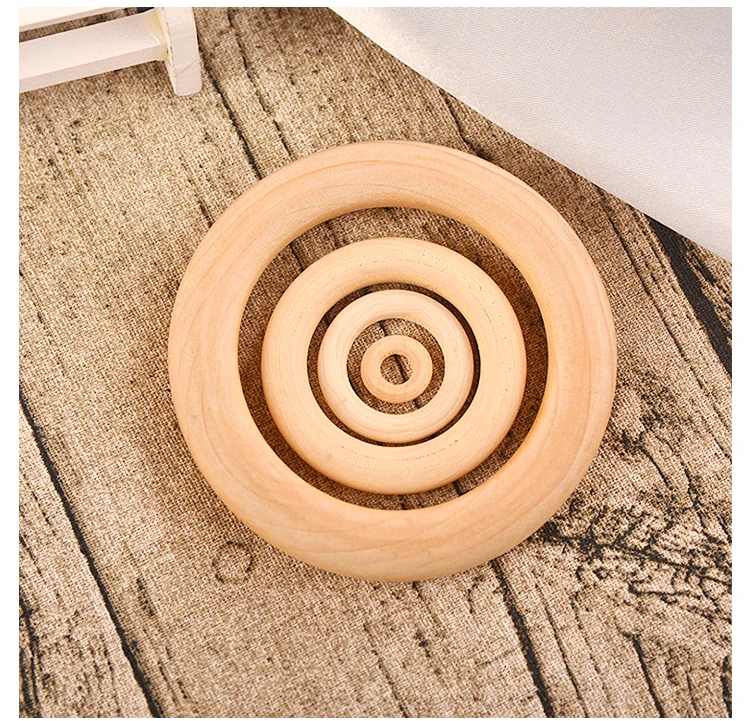 1 шт./10 шт. хорошее качество натуральные зубцы из древесины бусины деревянные