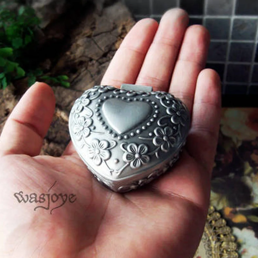 Свадебный подарок ювелирный чехол металлическая шкатулка для украшений