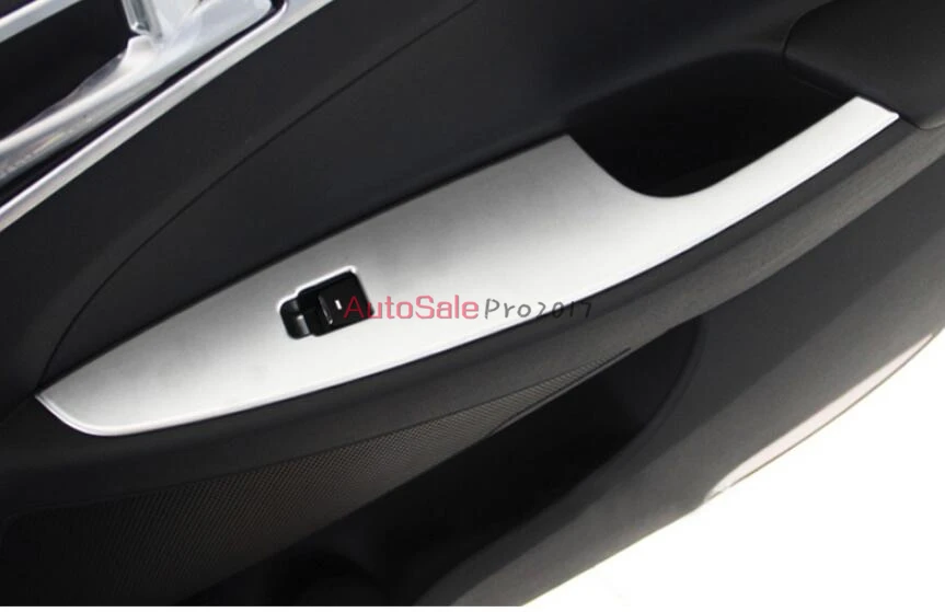 ABS или сталь подходит для HYUNDAI TUCSON 2015 2016 TL хромированная панель переключателя