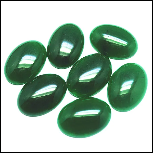 10pcs nature gem stone oval shape cabochons for metal cameo caps size 18x25mm blue green yellow colors | Украшения и аксессуары