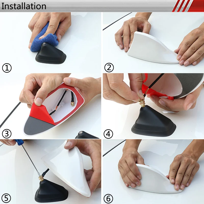 Популярный автомобильный радиосигнал Акулий плавник воздушный Стайлинг для SUZUKI