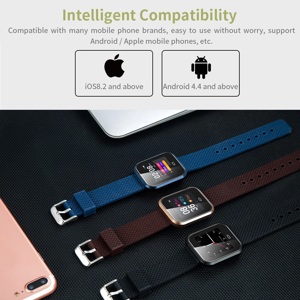 Q7S Новый SmartBand большой экран кровяное давление пульсометр умный спортивный