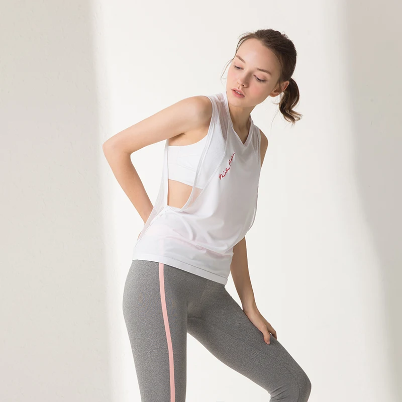 Летняя футболка Для женщин Сексуальная дышащие Camisetas Mujer быстросохнущие летний