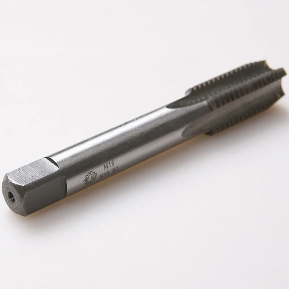 

Метчик ручной из быстрорежущей стали, с прямыми канавками, M16 * 1,5, M16 * 2,0, 2 шт./набор