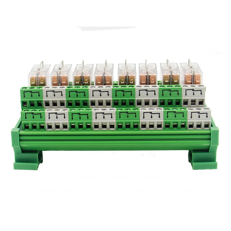 8-канальное реле интерфейса OMRON DPDT G2R-2 DIN Rail | Реле