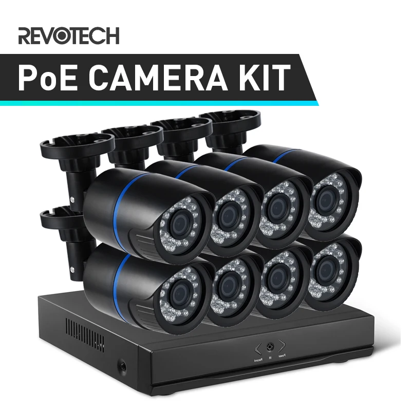 POE 8CH 1080 P CCTV IP системный комплект для фотокамеры HD 8 канальный NVR шт.