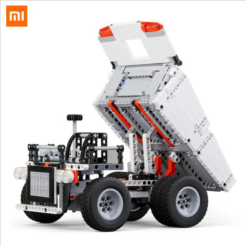 Xiaomi Mitu строительные блоки игрушка шахтерский грузовик монтажный модуль Развивающие детские игрушки
