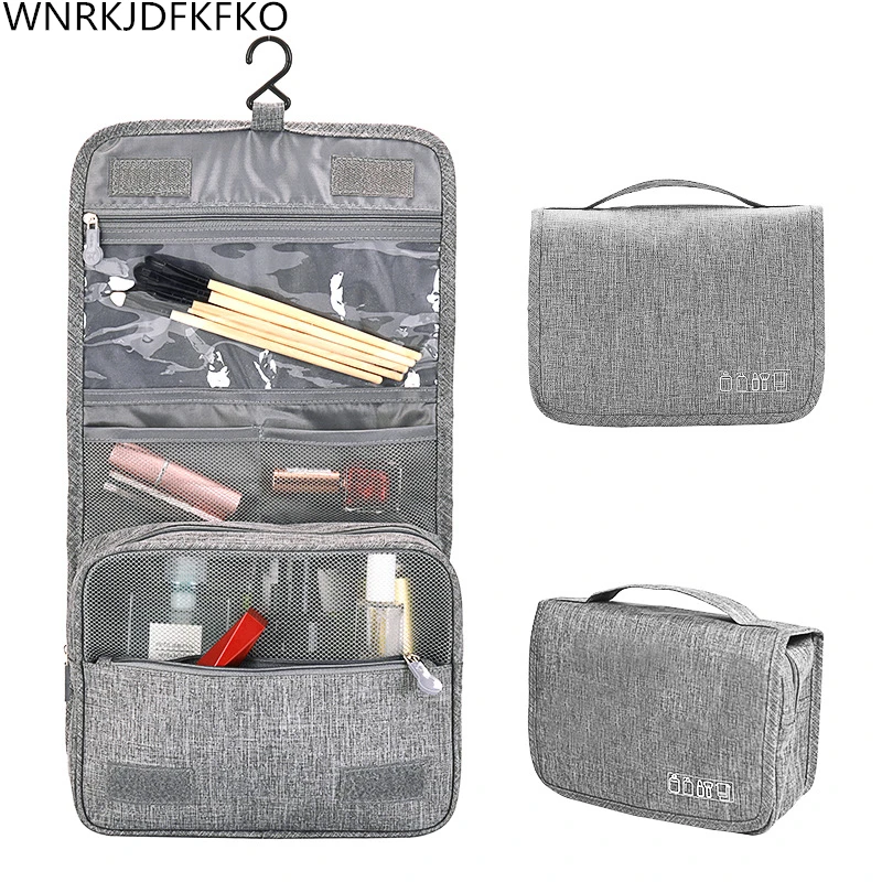 

Multifunctional Zipper Cosmetic Bag Travel Wash Bag Men And Women Beauty Makeup Bathroom Storage Supplies Accessories Supplies