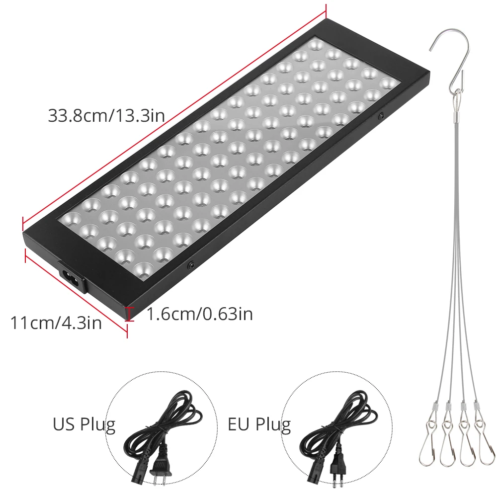 AC85 265V светодиодный Grow Lights выращивание комнатных растений свет с полным спектром