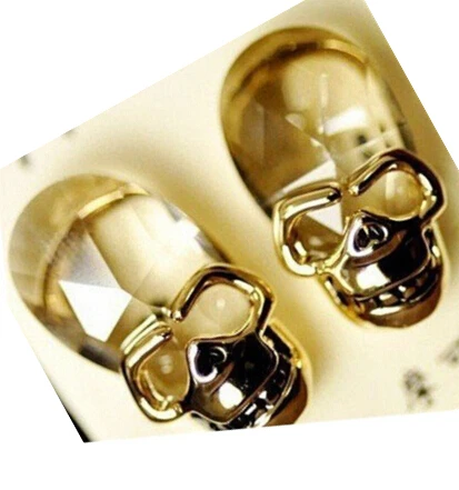 Горячая Распродажа новые стильные милые серьги-гвоздики в стиле панк с золотыми