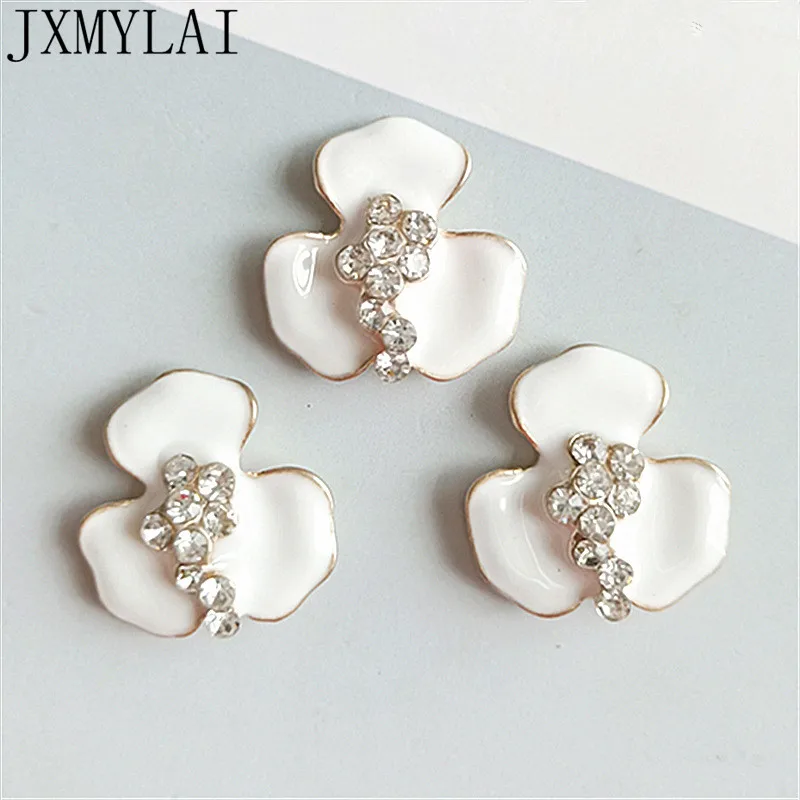 10 шт. 21 мм Мода из металлического сплава с украшением в виде кристаллов Стразы