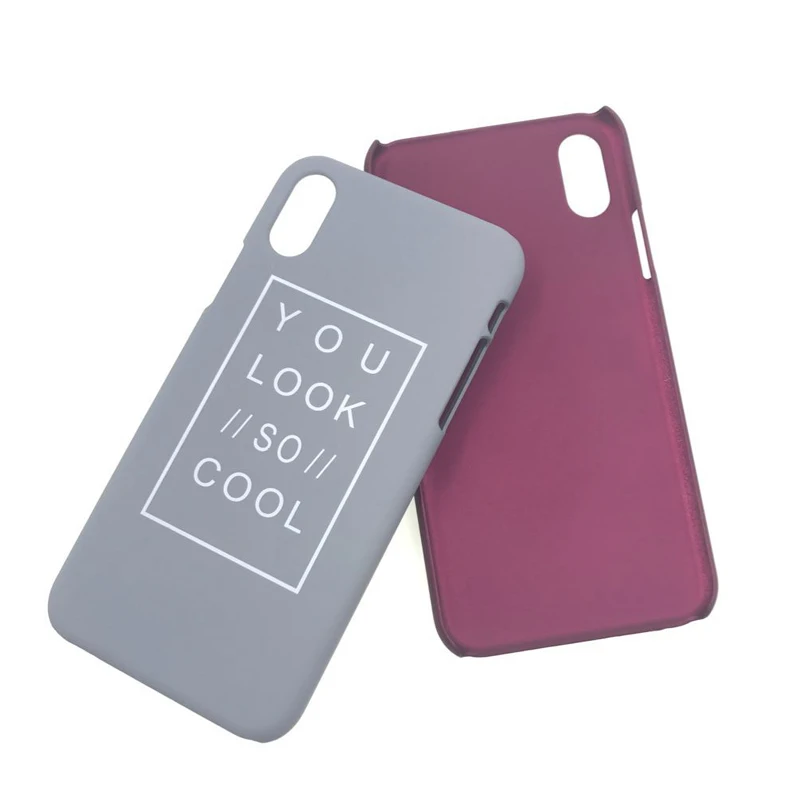 UXIA Письмо печати чехол для телефона iphone X case 5S 5 6 S 7 8 плюс жесткая матовая