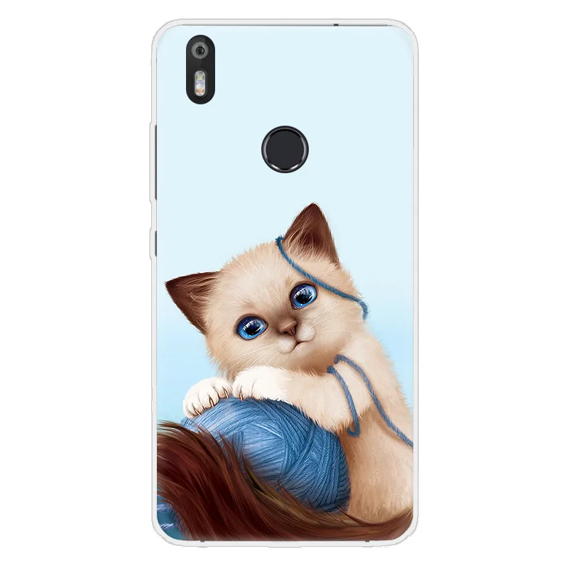 Чехол для телефона BQ Aquaris U2 Lite V Plus X Pro M 2017 VS Cat Dog animals прозрачный мягкий силиконовый