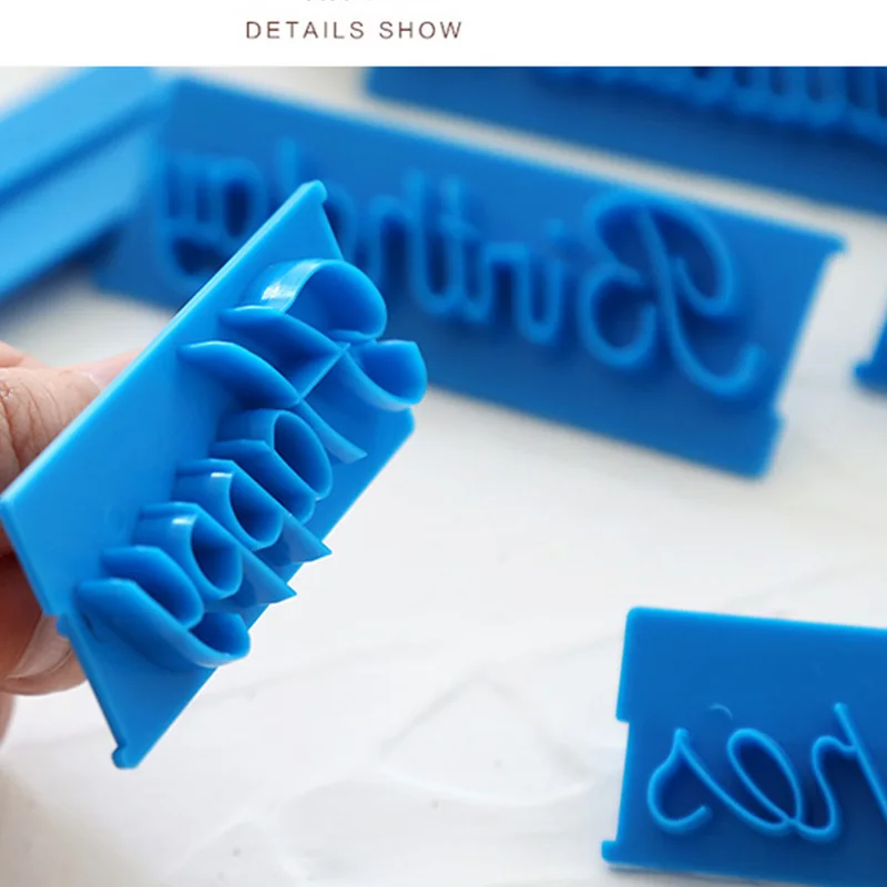 6 шт. пластиковые формы для украшения торта печенья|decor mold|cutter moldcake letters |