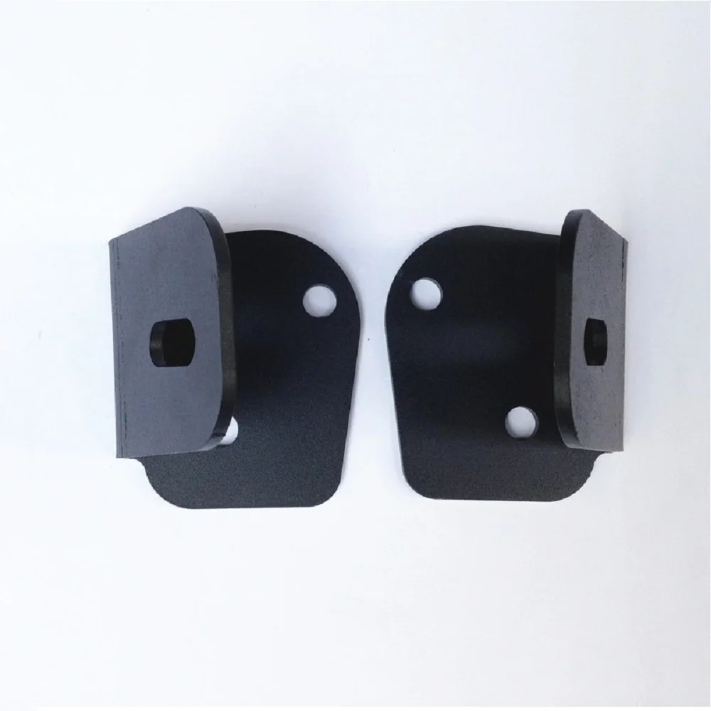 Пара стальных черных углов A стойка светодиодные рабочие фары монтажные