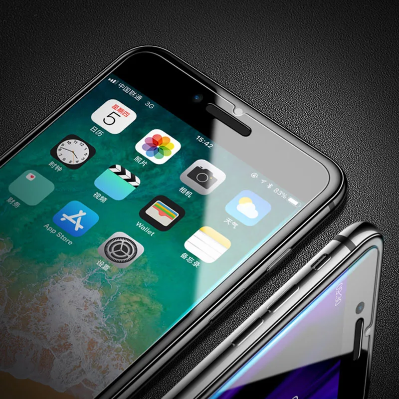 Защитное стекло для iPhone 5S 6 Plus 4 X взрывозащищенное ультратонкое экрана 7 8 |