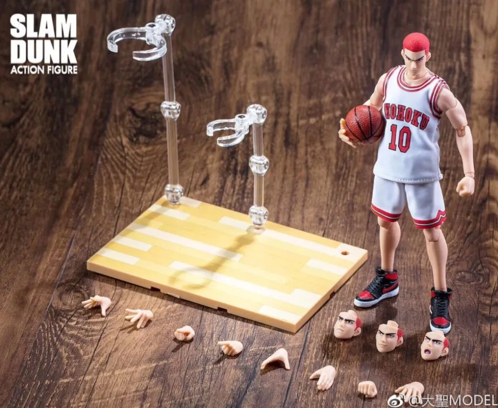 Отличные игрушки дазин ханамичи сакураги экшн фигурка SLAM DUNK GT Модель № 10 белая