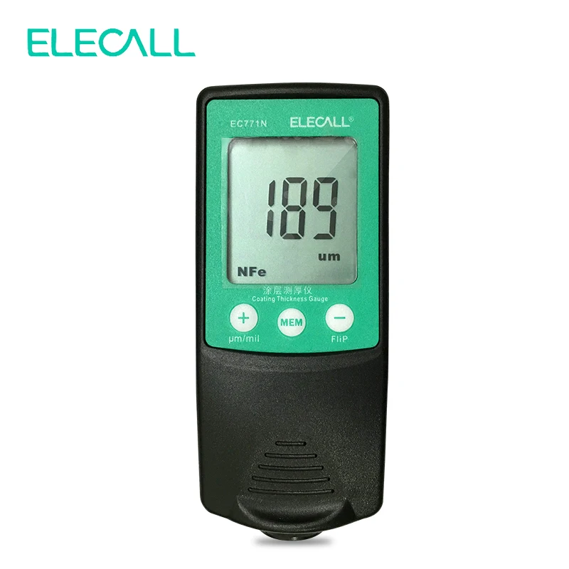 ELECALL EC771N Digital Thickness Gauge Coating Meter Width Measuring Instrument Paint Electroplated Measure | Инструменты