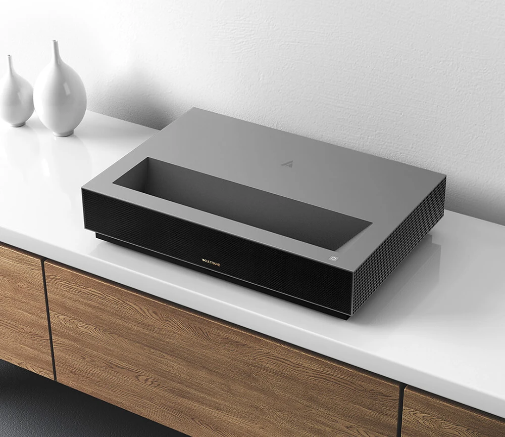 Xiaomi Fengmi 4k Laser Projector Cinema 150 Inch ALPD Light Source 4K 3D 2GB 64GB bluetooth 4.0 MIUI TV Projector Speaker