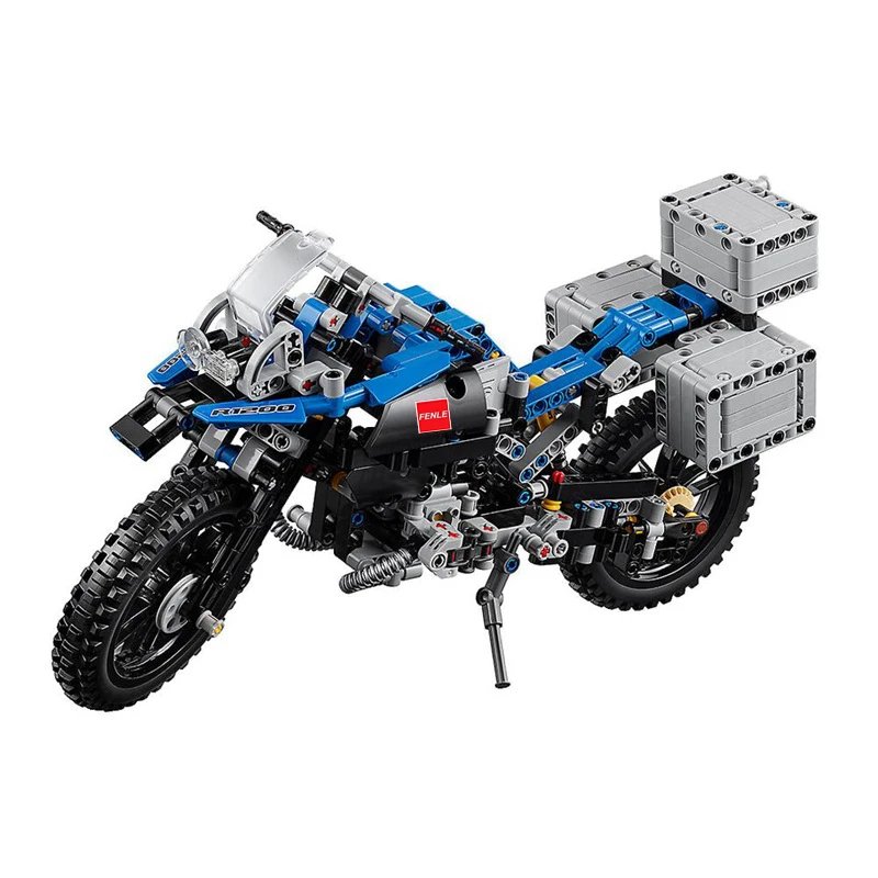 Technic внедорожные мотоциклы R1200 GS два цвета Модели Строительные блоки Blick игрушки для детей подарок Совместимость дропшиппинг