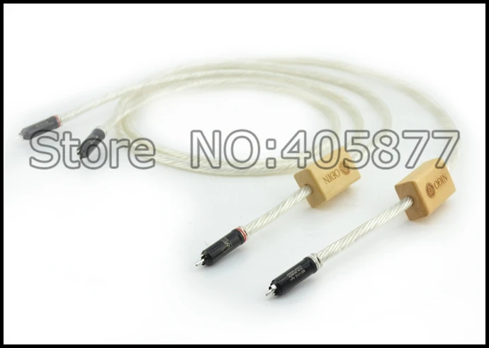 Высококачественный Аудио Видео кабель Odin с WBT 0102AG RCA аудио 1 м|audio video cable|video cableaudio |