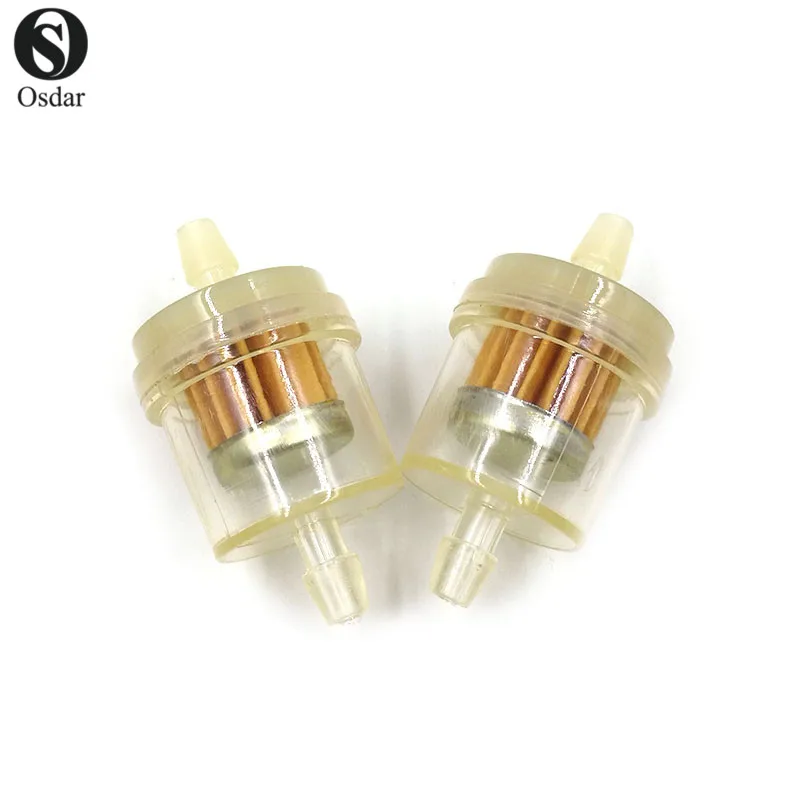 Газа inline Карбюраторы для мотоциклов топливный фильтр 1/4 &quot6 мм Мотоцикл ATV Honda Polaris