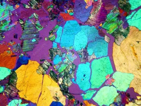 Поляризационный металлургический микроскоп-амскоп 50X-2500X поляризационный