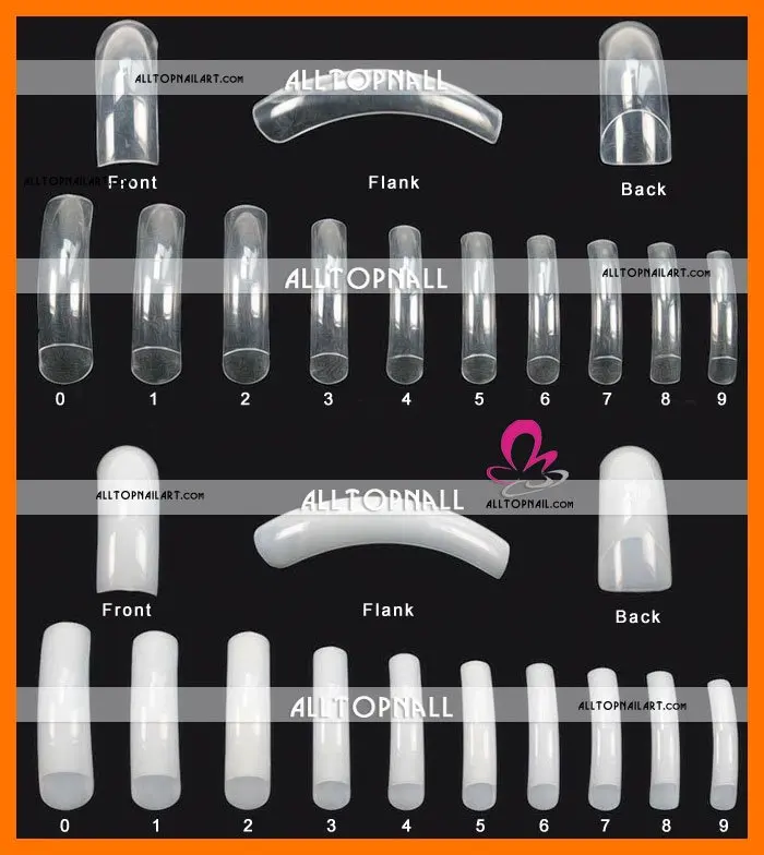 100 шт полное покрытие накладные ногти белый французский акриловый дизайн ногтей