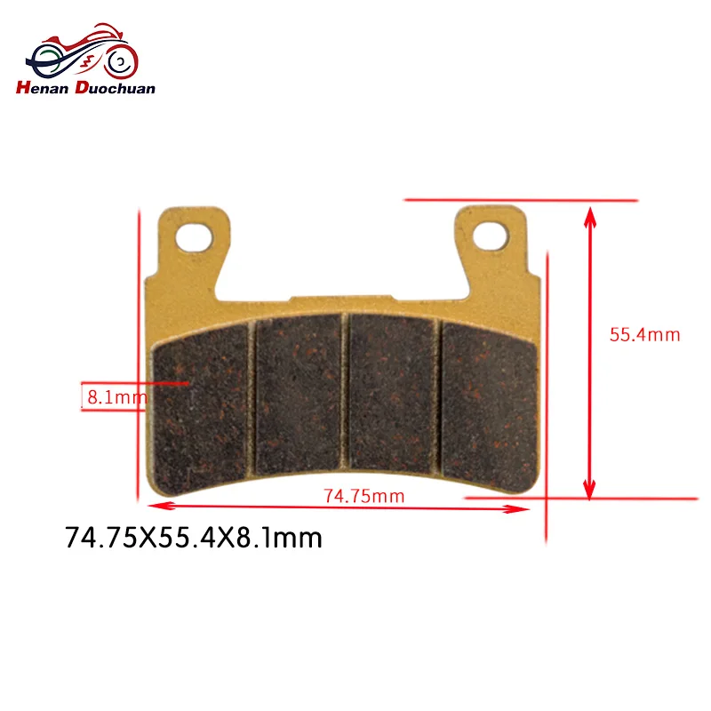 Передние тормозные колодки для мотоциклов HONDA CB 400 SF4/5/S5 1300 F3/F13 CBR 600 FX/FY 900