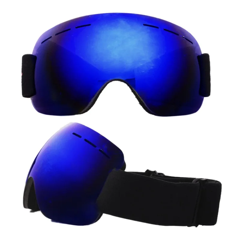 Открытый лыжные очки двухслойные UV400 Анти-туман ветрозащитная большая Лыжная маска очки для катания на лыжах унисекс Снег Сноуборд очки