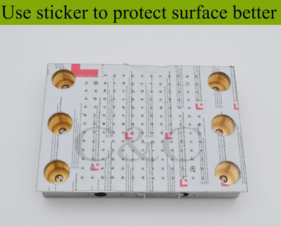 Насадка для душа в ванную комнату с переменным током 6 светодиодов желтые