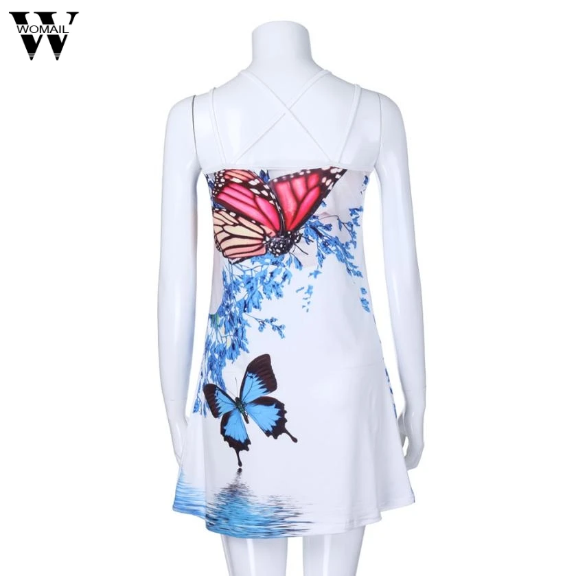 Женское летнее винтажное Короткое мини платье без рукавов с 3D цветочным принтом