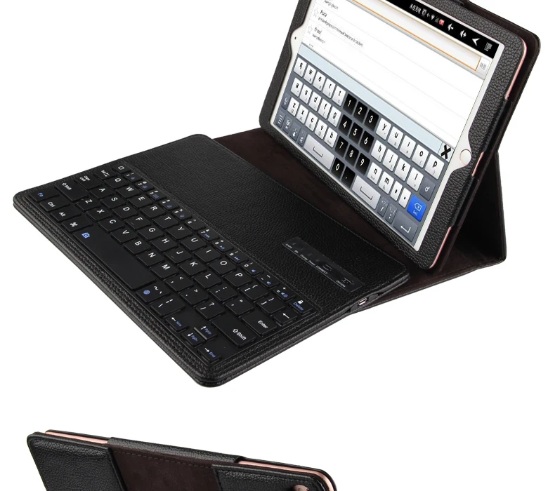 Портфель Folio PU кожаный чехол для IPad Pro 12,9 магнитно съемный ABS покрытие клавиатуры Bluetooth Funda+ Flim