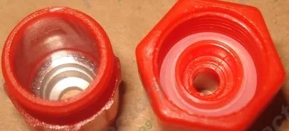 DHL 1000 шт. красная поилка для цыплят со стальным шариковым винтом сверхпрочная