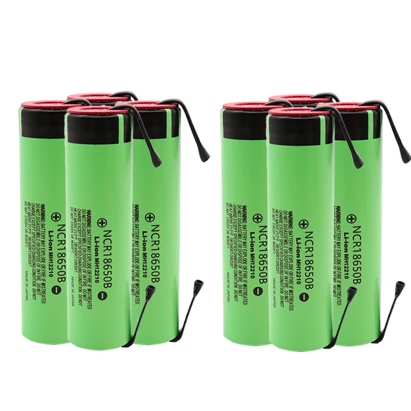 NCR18650B 3,7 v 3400 mah 18650 аккумуляторная литиевая батарея подходит для аккумулятор Panasonic DIY никель