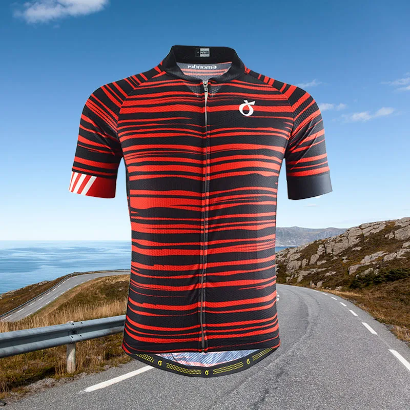 

EMONDER 2019 Men Cycling jersey Pro Team Road Bike MTB Short Sleeve Maillot Ciclismo Breathable Italy Antislip Sleeve Cuff