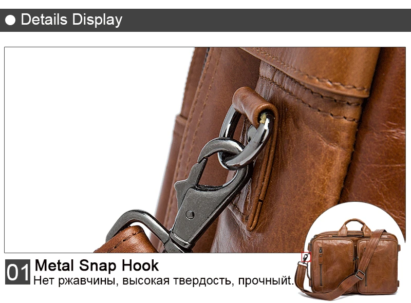 WESTAL, многофункциональный мужской рюкзак из натуральной кожи, 14 дюймов, рюкзаки для ноутбука, для подростка, мужские рюкзаки Mochila, повседневные дорожные рюкзаки 432