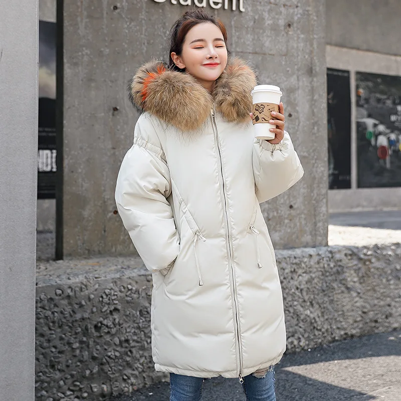 Большой красочный Шуба с капюшоном тонкий хлопок стеганая куртка пальто женские