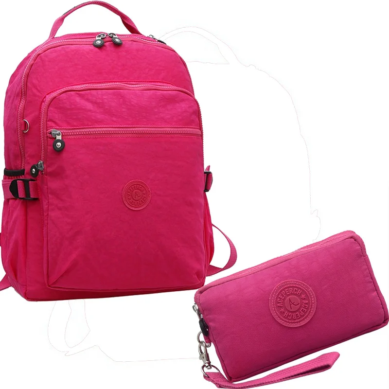 Школьный рюкзак ACEPERCH для девочек-подростков, женский рюкзак Mochila Feminina, Женский нейлоновый водонепроницаемый рюкзак для ноутбука - Цвет: 2