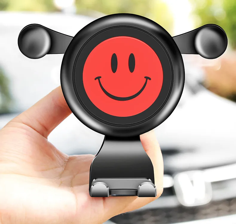 Smile Face Gravity sensor G держатель для мобильного телефона навигатора Стилизация