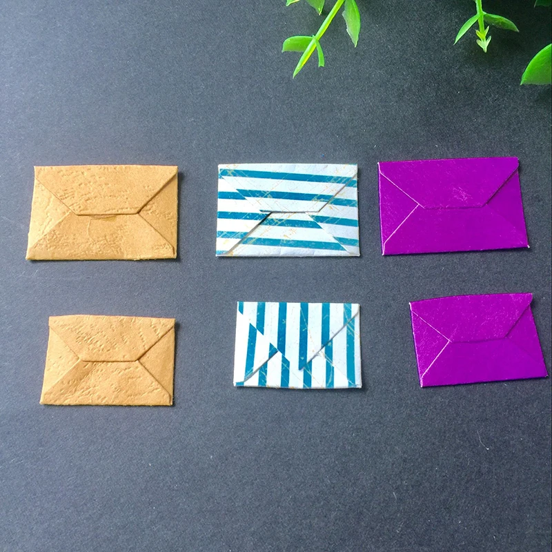 Выдвижные мини штампы форма конверта металлические для скрапбукинга тиснения