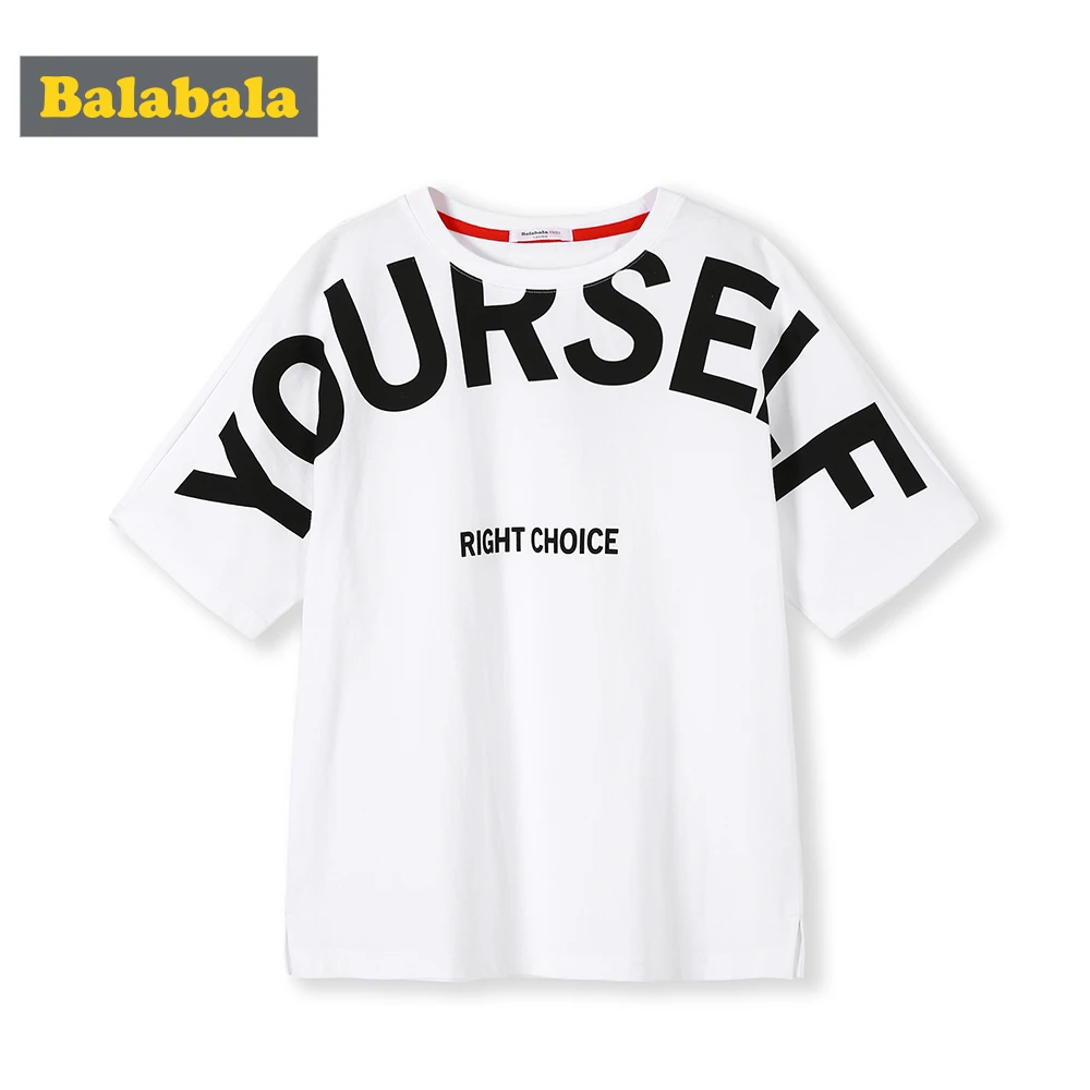 BalabalaBoy/футболка с короткими рукавами Новая летняя детская одежда 2019 года