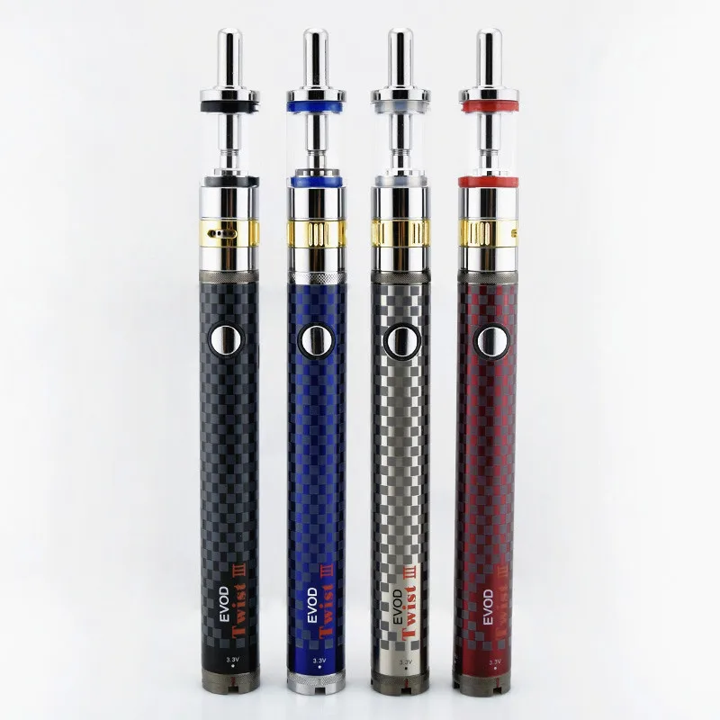 Электронная сигарета evod twist III стартовый набор с двойной катушкой атомайзер M16 1600