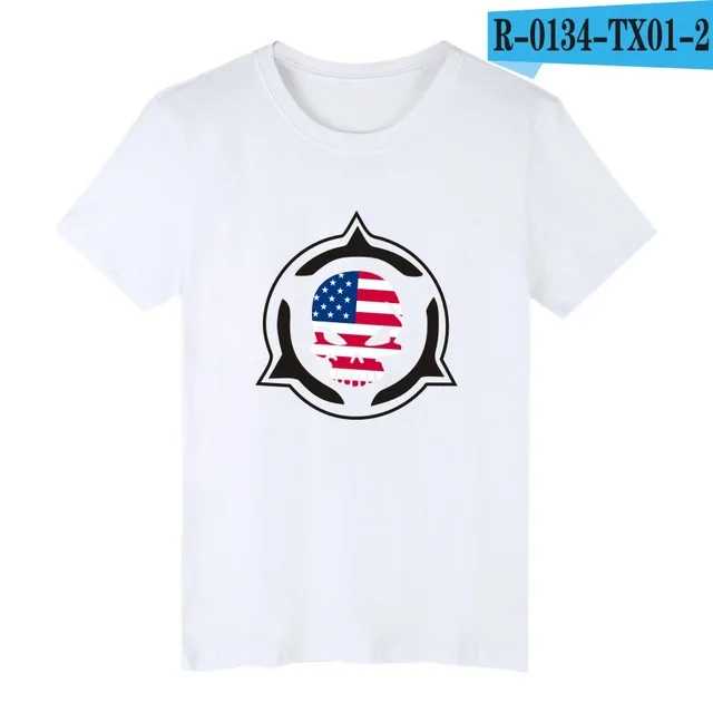 white Геймер битва фронты WARFACE Футболка Мужская/Женская camisa masculina хлопок короткий рукав Футболка аниме размера плюс футболки топы - Цвет: white