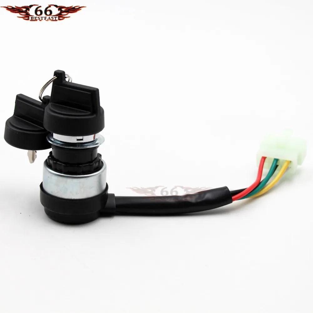 Переключатель зажигания UTV GO KART COOLSTER ATV 5 контактный провод китайский 50 150 250CC SUNL