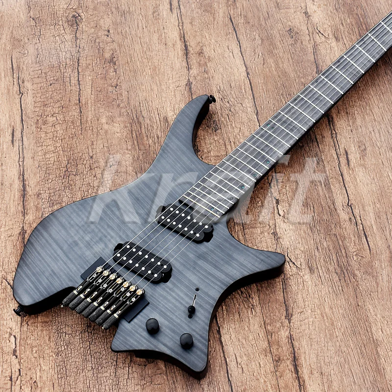 Krait безголовая гитара 7 струн strandberg безголовая гитара пепельное дерево Пламя клен Топ Пламя клен Шея