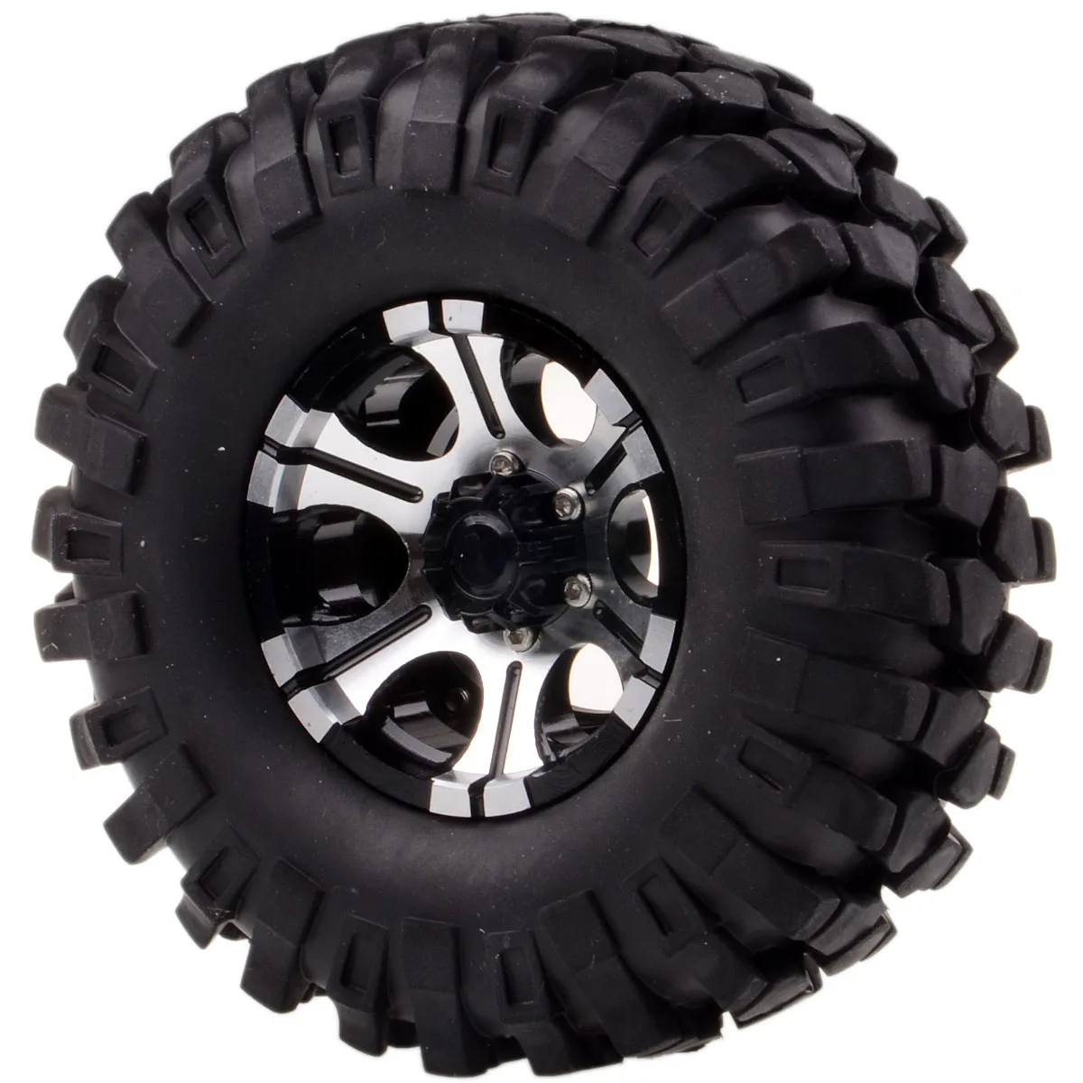 

HSP 4xRC 1050-7032 HPI 1/10 Wheel/Rim & Tyre 1.9" Metal Rock Crawler D90 SCX10