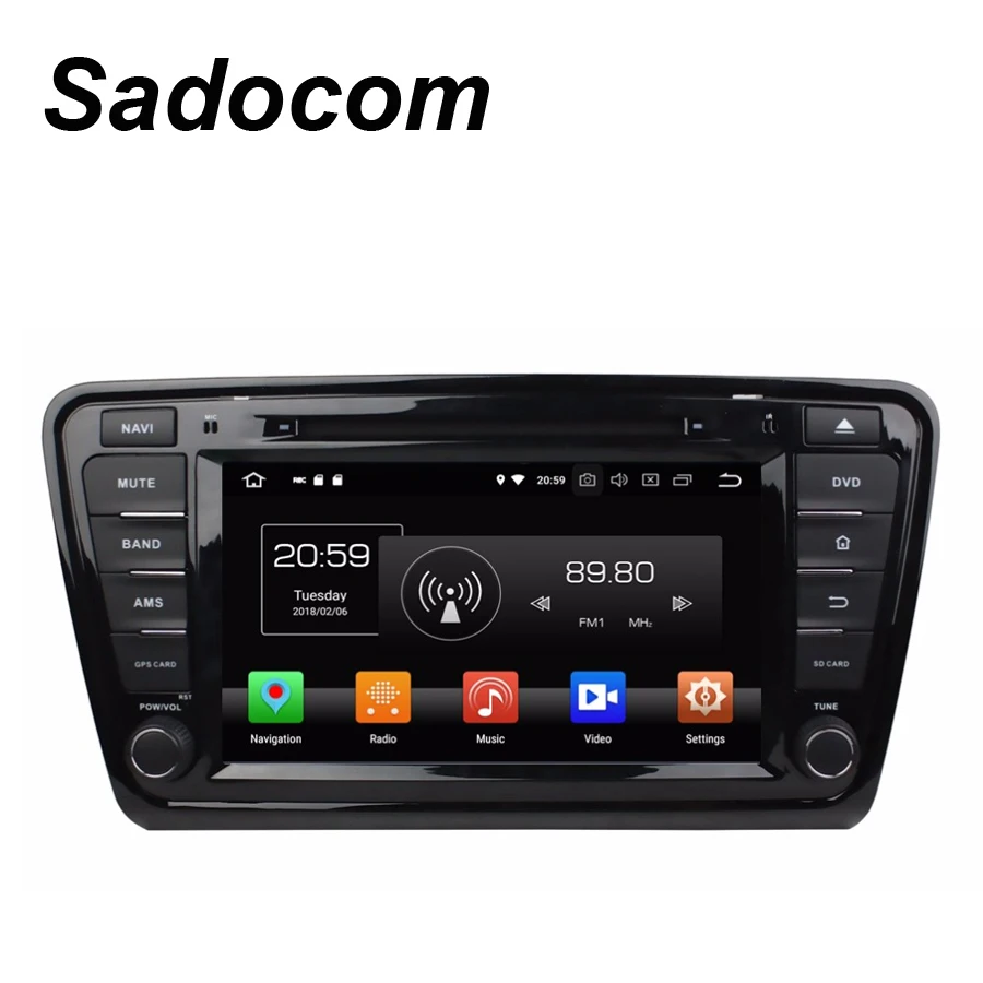 TDA7851 Android 8 0 4 Гб ОЗУ 32 ядер автомобильное радио Wifi GPS ГЛОНАСС карта Автомобильный DVD